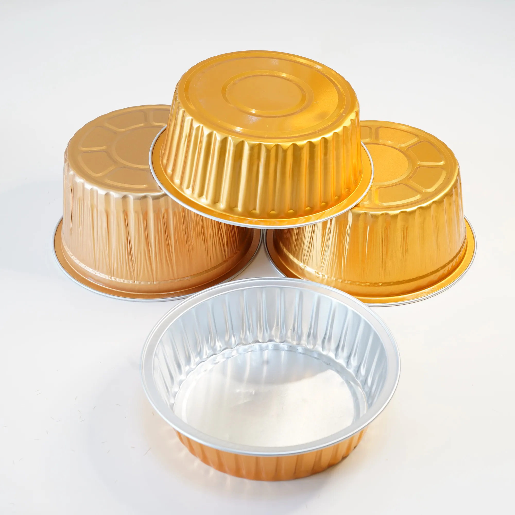 Best Selling Smooth Wall Non Wrinkle Aluminum Foil For Container/dish/pan/tray Hamburgers For Party