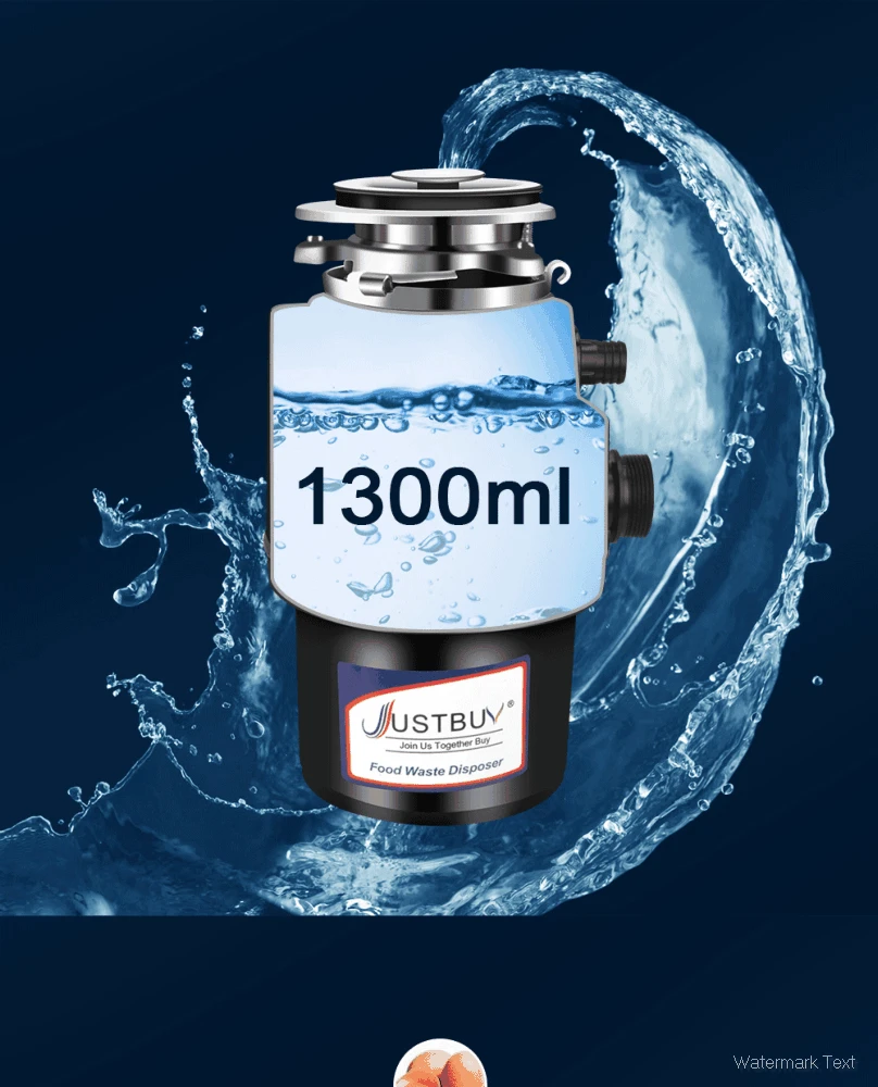 10 лет гарантии заводская цена 1200 Вт измельчитель пищевых отходов мусора для кухни из нержавеющей стали