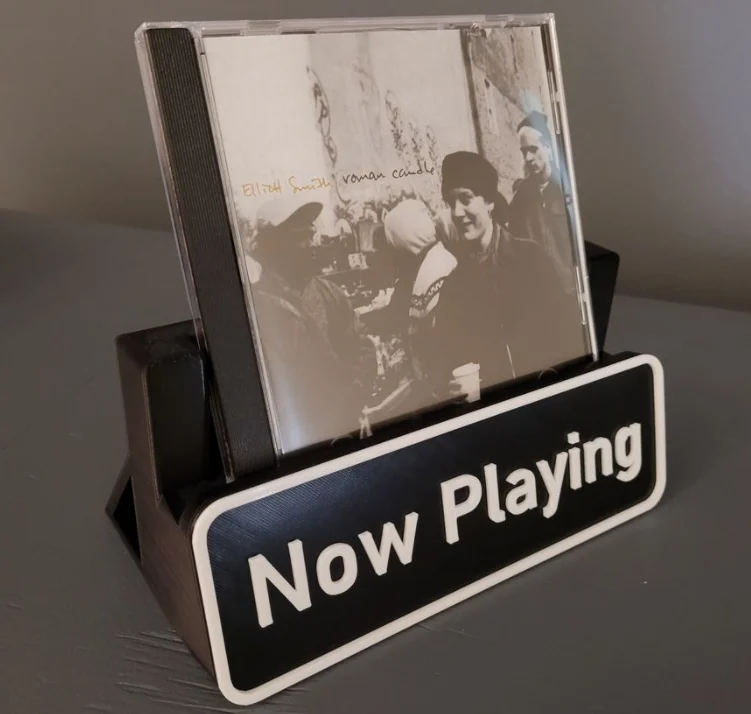 3D printing FDM craft marble PLA service Now Playing Now Spinning CD frame