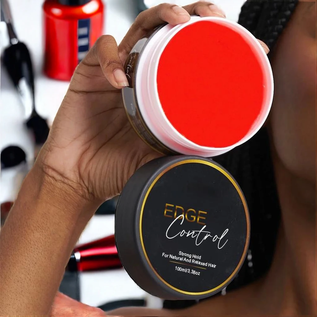 Wholesale Private Label Neat Braid Conditioning Hair Gel Custom Styling Cream with Edge Control Jam Shine Styling Cream