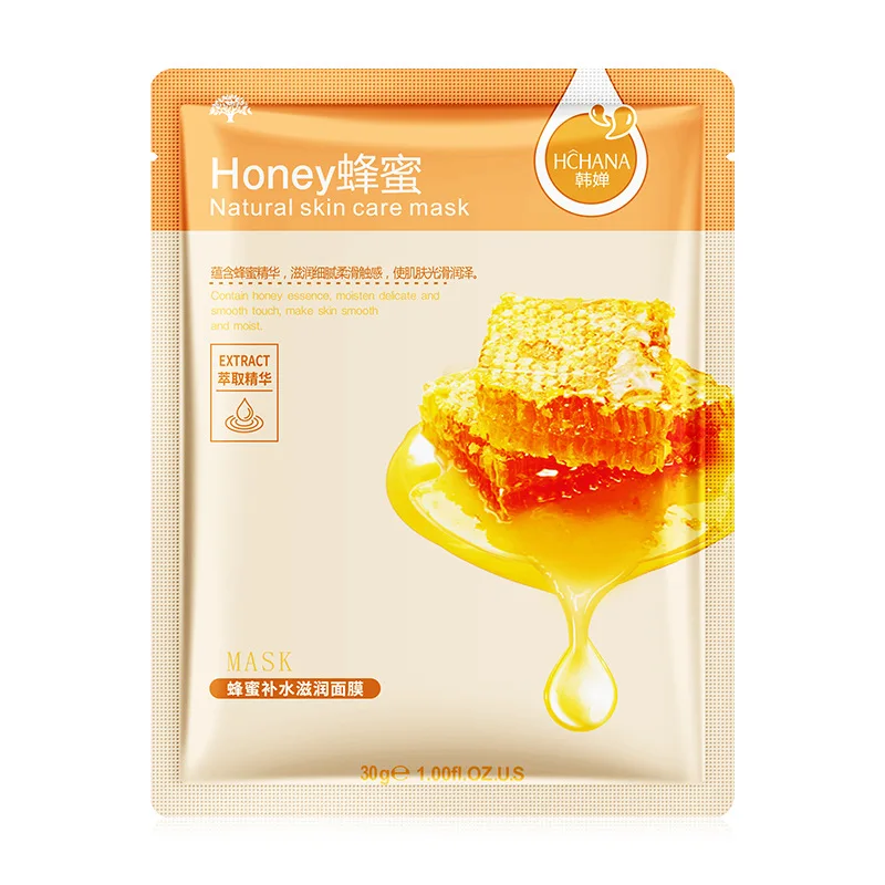 Private Label Wholesale Face Body Mask Beauty Korean Cosmetics Skin Care Masque Organic Fruit Mascarillas Facial Sheet Mask