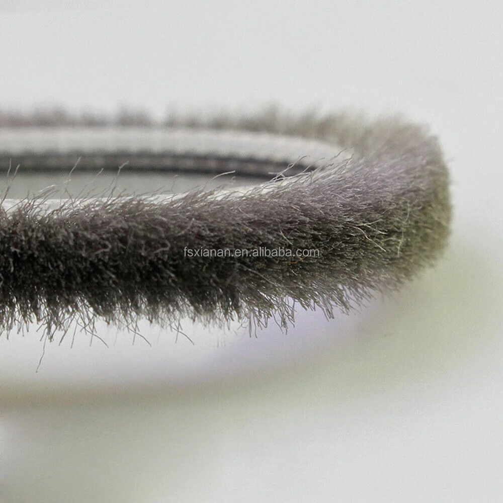 door bottom  brush weather stripping aluminum window brush seal
