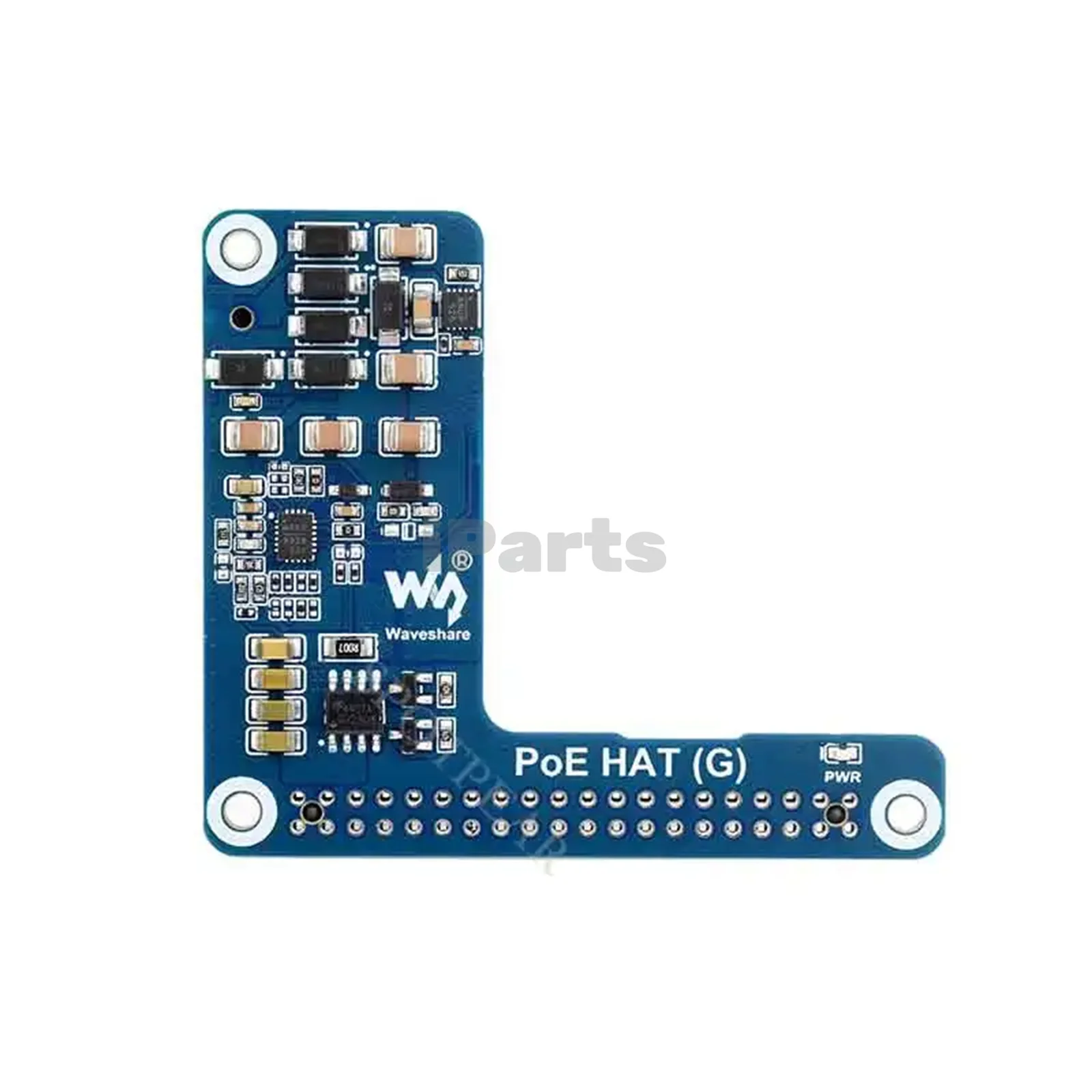 Плата расширения iParts PoE-HAT Raspberry Pi 5 Mini Power Over Ethernet RJ45