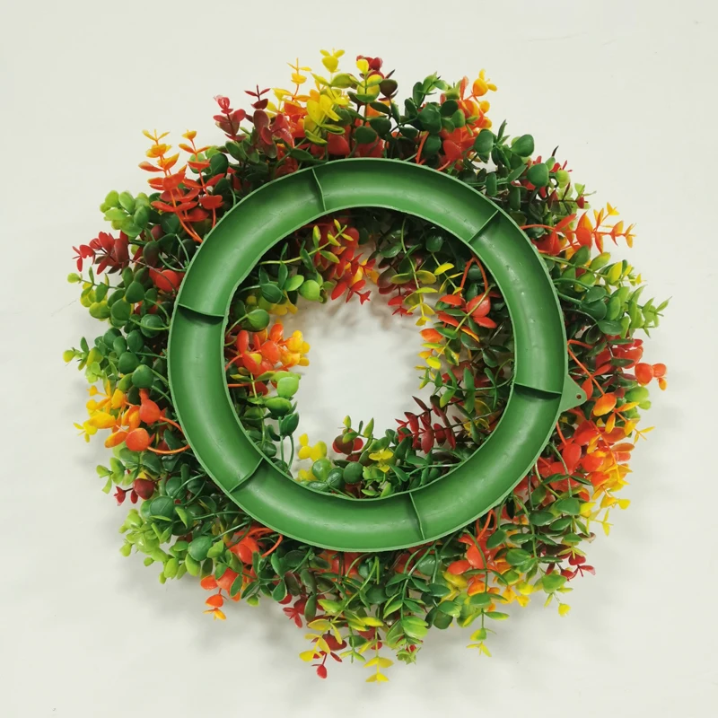 Cowinner Ranunculus Wreath Home Living Room Party Pendant Wall Decor Christmas Garland Gift Holiday Decor