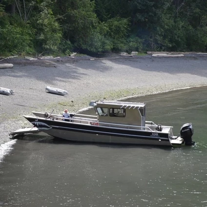 15m 49ft large transport loading capacity aluminum open sea cargo ferry ship barge boat landing craft for sale