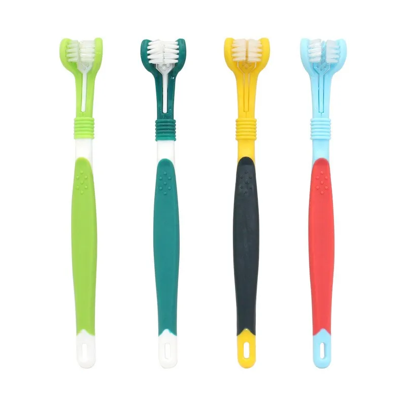 3-sided Pet Toothbrush For Dogs To Clean Bad Breath And Tartar Dental Care For Dogs And Cats Hygiene And Health