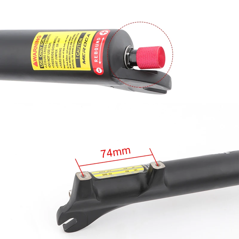 Mountain Bike Front Fork 26-Inch 27.5-Inch 29-Inch Air Pressure Suspension Fork Air Fork Disc Brake Quick Release Version