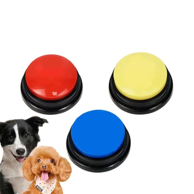 Hot Sale Pet Recordable Sound Talking Communication Training Buzzer Record Sound Botton for Dog