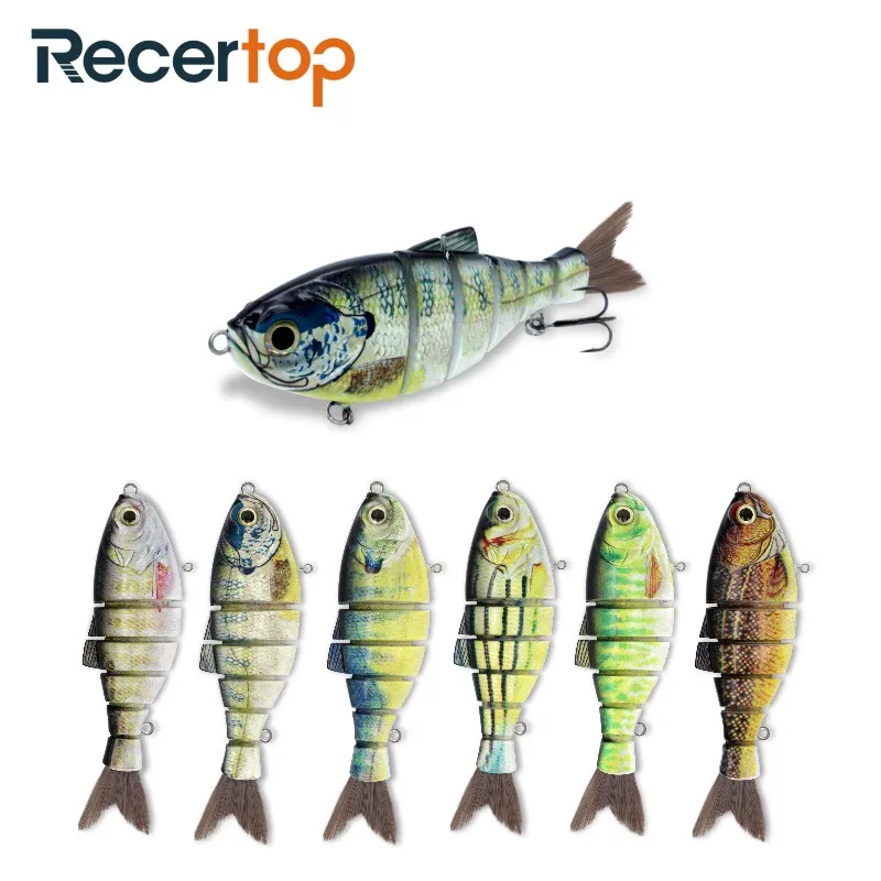 Bristle Tail Shad isca artificial deep diving dace swimbait jointed six segments artificial lure