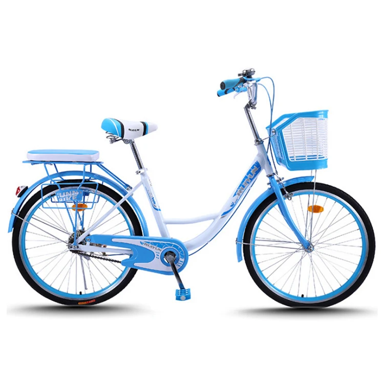 Good quality OEM 24 inch single speed steel frame women bike cycle city/ladies cycles city bike/bike city