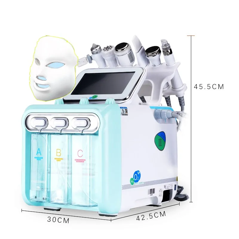 
7 In 1 H2O2 Water Oxygen Jet Peel Hydra Beauty Cleansing Dermabrasion Facial Machine Water Aqua Peeling Skin Care Machine 