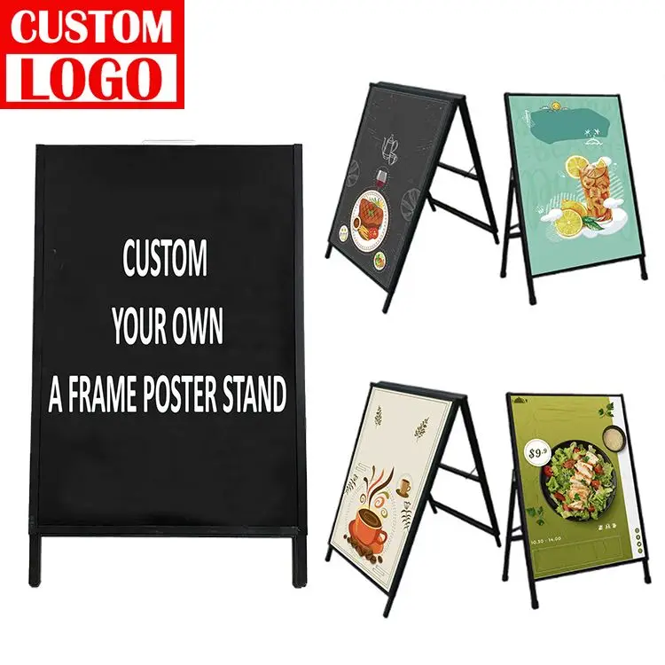 Double Side A Frame Sign Stand  Advertising Custom A Frame Sign A Frame Outdoor Sign