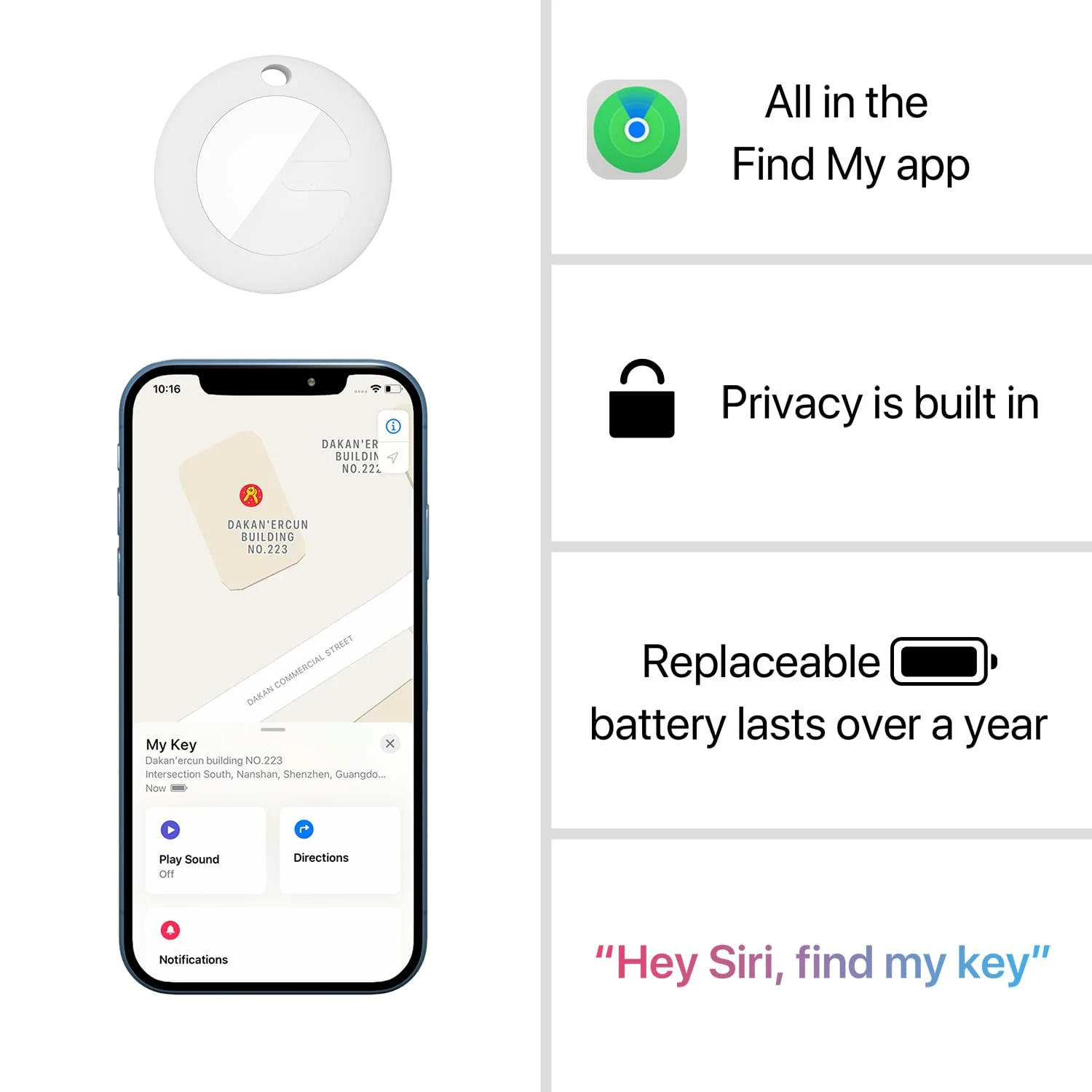ip67 waterproof dog cat Collar keychain anti-lost device smart key location pet gps tracker for find my