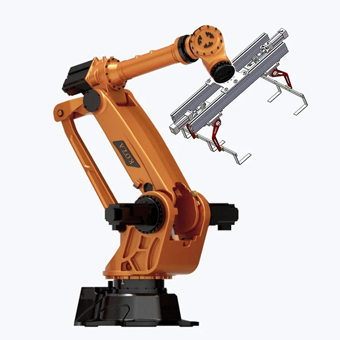 Nice quality metal auto palletizer handling spot welding polished robot