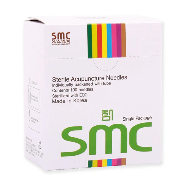 Disposable sterile painless beauty needle Classic acupuncture needle 0.16mm 0.18mmSMC acupuncture needle