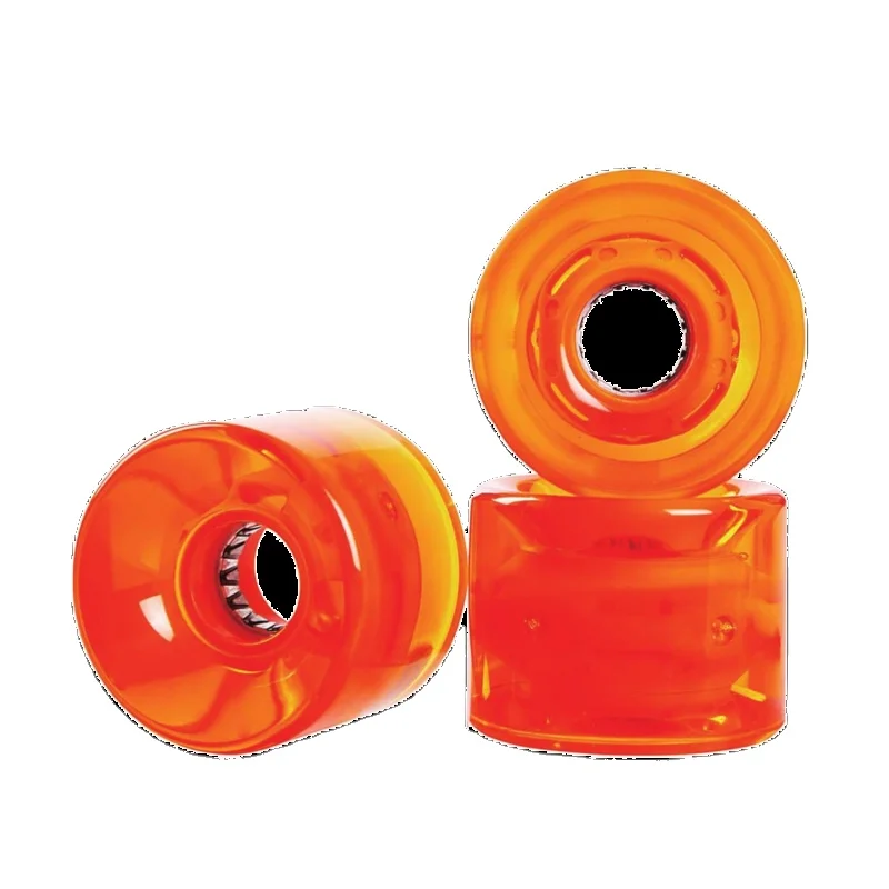Skateboard wheels china 70*60mm  95% rebound longboard wheel with 608zz bearing