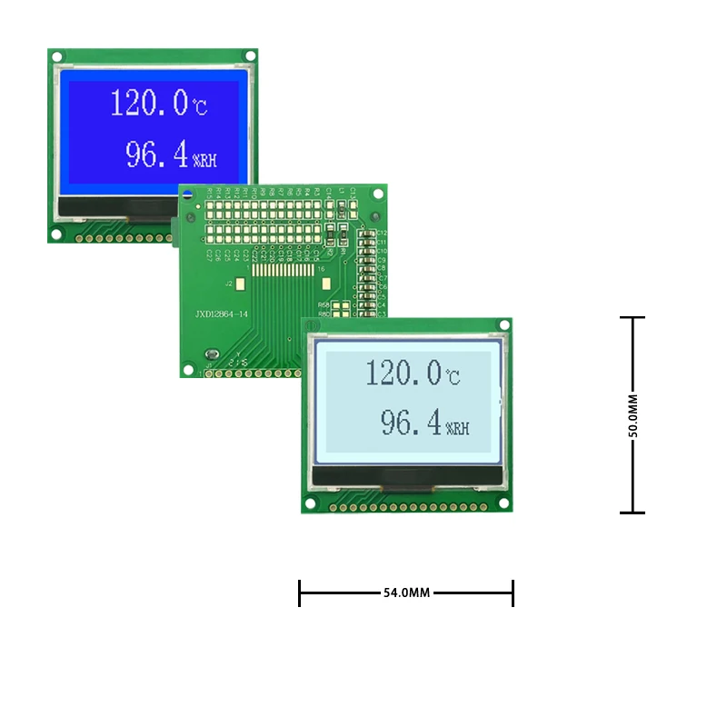 greatbuy ST7565R or ST7567 drive 3.3V power supply STN blue monochrome12864  3inch cog spi lcd display module 128x64 dots