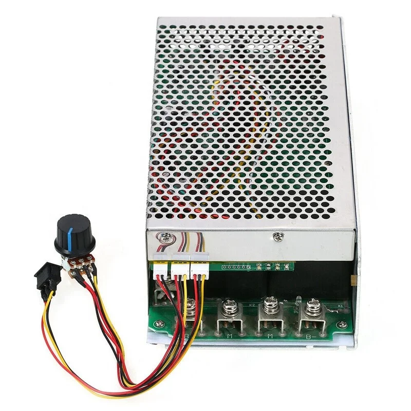 Программируемый контроллер скорости мотора постоянного тока DC10V-50V 5000W 200A регулятор регулируемый PWM Реверсивный контроль