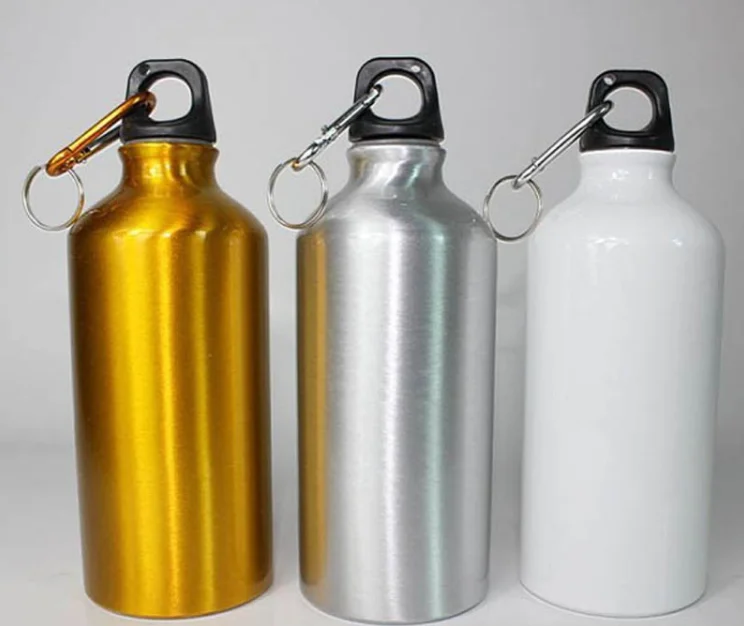 RubySub Hot Selling Sublimation Blank Travelling Water Bottles 400ml Aluminium Travel Sport Water Bottle