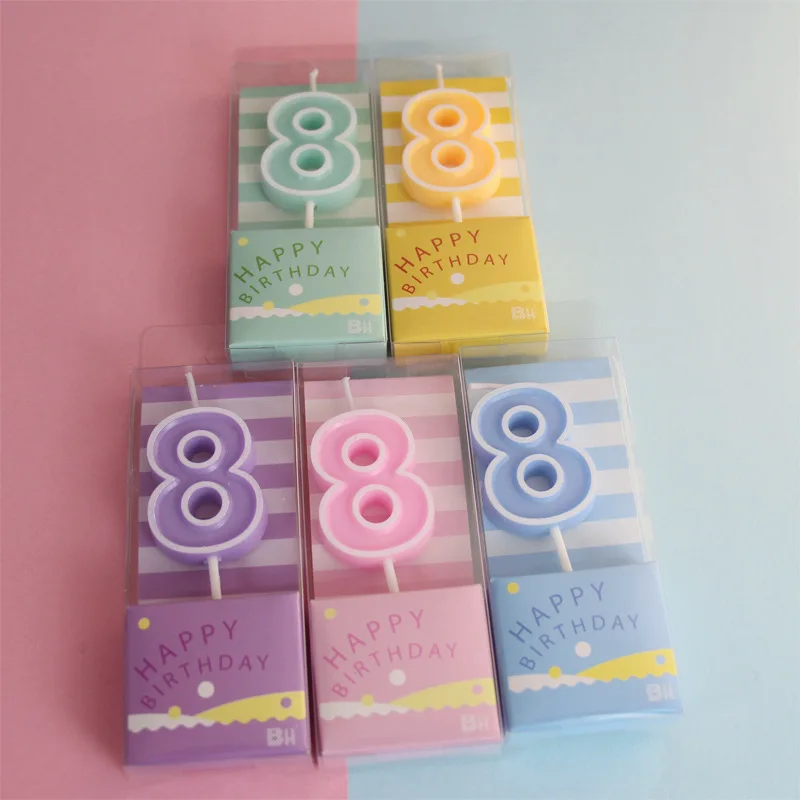 Cheep Wholesale Price 3D Silicone Candle Mold Birthday Candle Festival Party Decoration