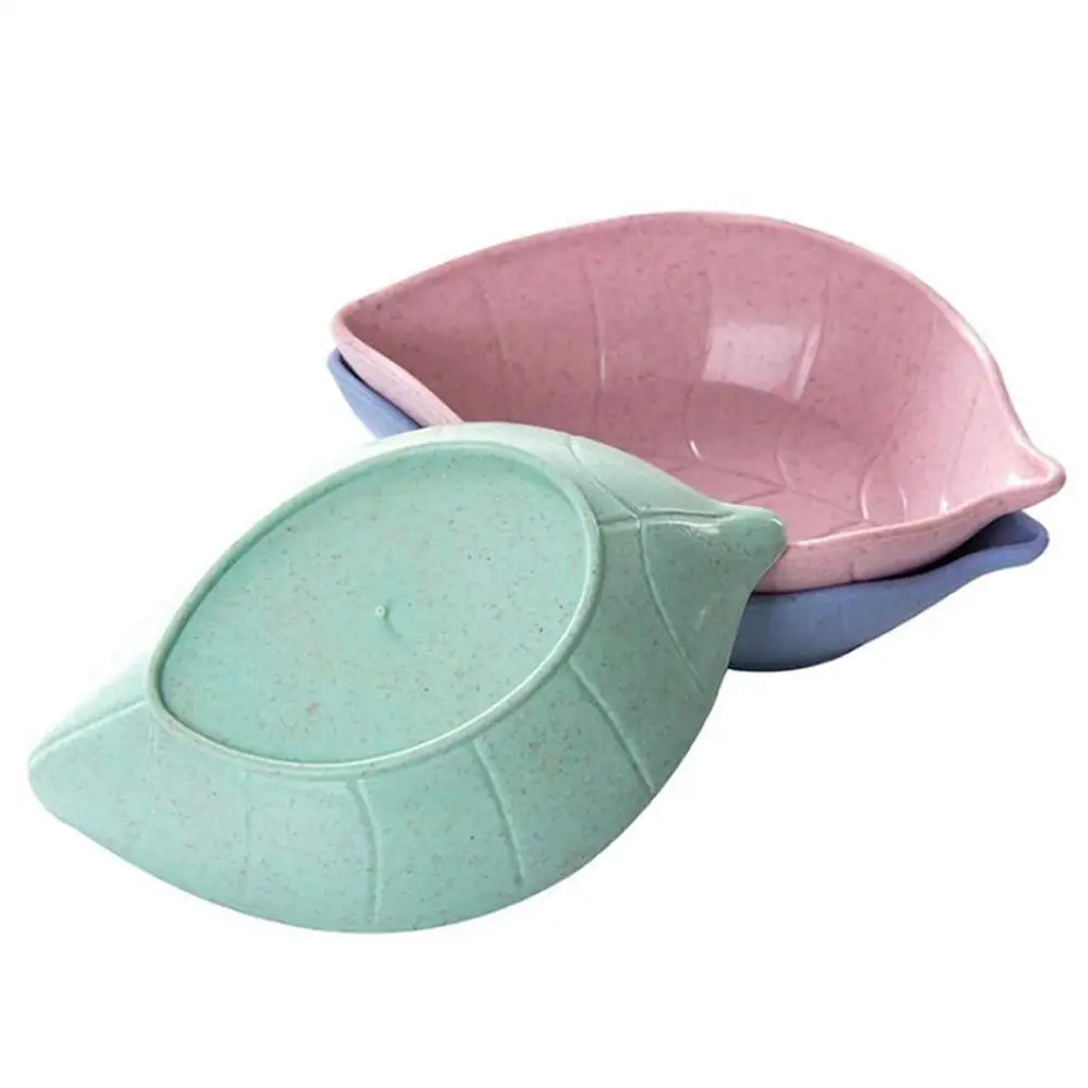Eco-Friendly Wheat Straw Kitchen Tableware Seasoning Sauce Dish Snack Dessert Plate Sushi Flavor Tray for Food Use