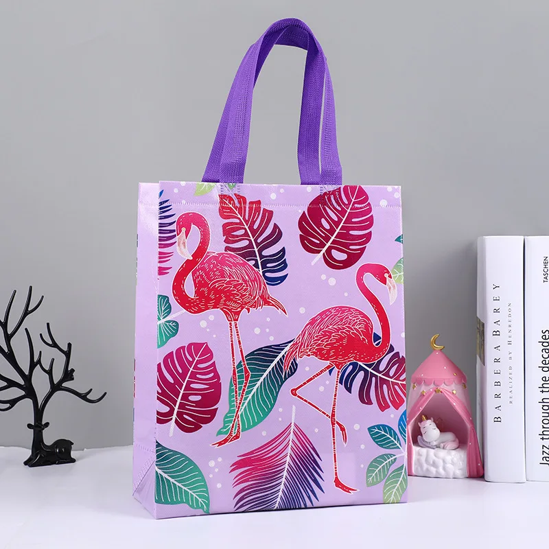 Custom printed eco friendly recycle pp fabric non woven wine shopping carry reusable grocery tote bags with logo