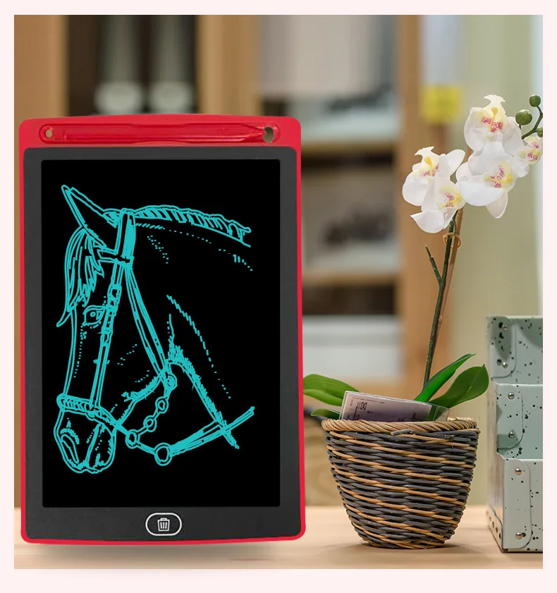 Customizable logo digital writing colour screen graffiti board lcd writing tablet for kids drawing writing tablet