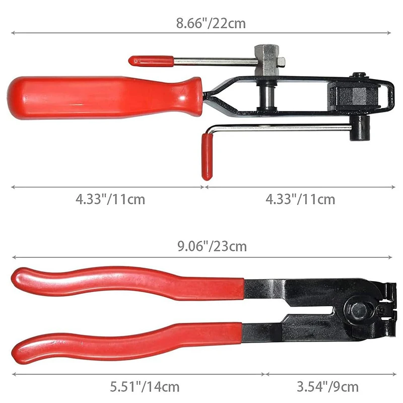 2-Piece Automotive Hose Axle Plier CV Clamp Tool CV Joint Banding Tools for Most Cars