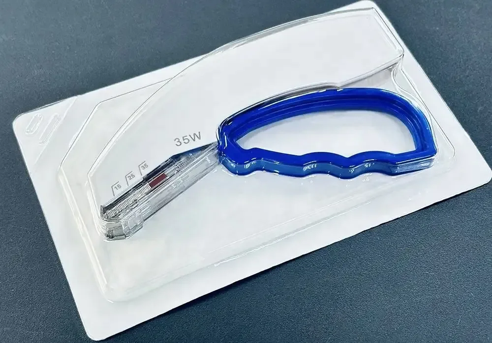 Medical surgical Disposable 35w skin staplers and remover with 35 Wide Staples
