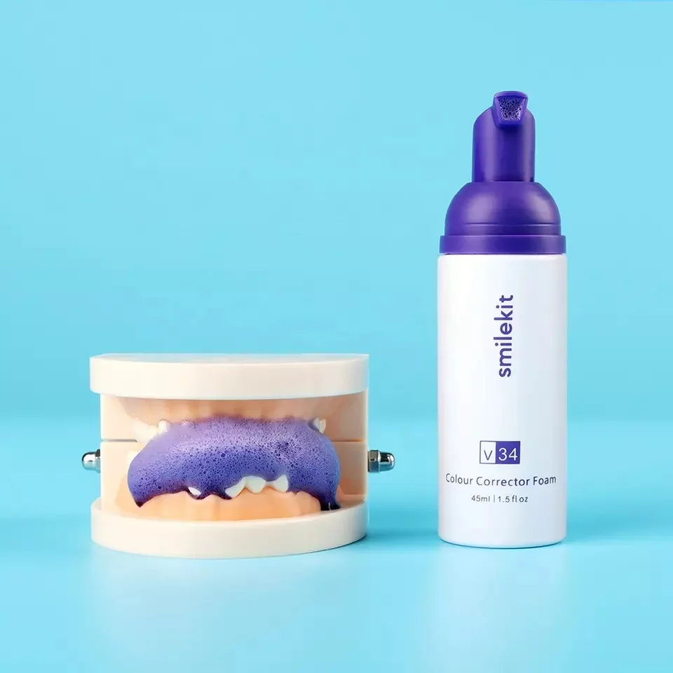 Customize 30ml home use teeth whitening products V34 private label Color Corrector Serum