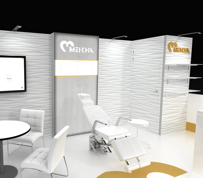 Quick Set Up Trade Show Booth Display 10X20 Movable Booth Portable Fast Delivery Exhibition Event Booth Design