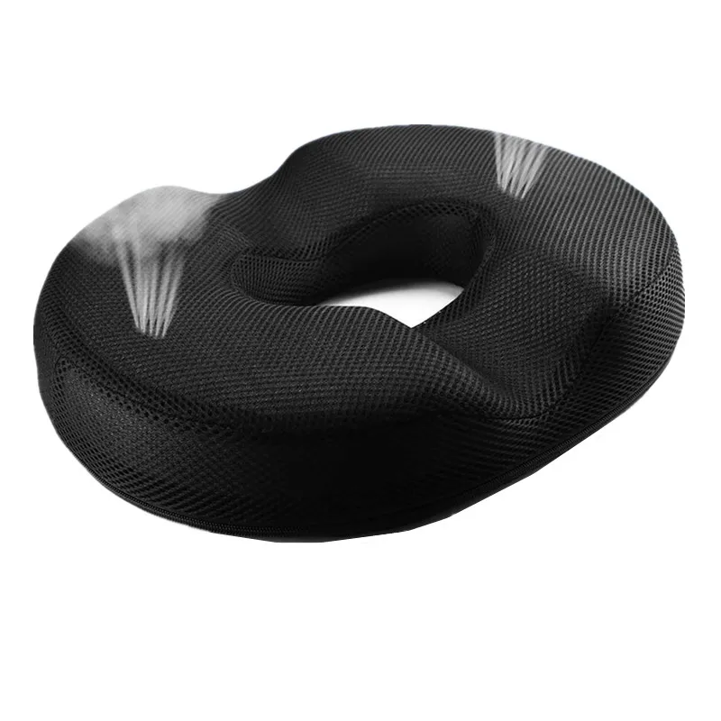 Memory Foam Donut Seat Cushion Haemorrhoids Pillow Doughnut Ring Orthopedic Seat for Home Office Wheelchair  Coccyx Pain Relief