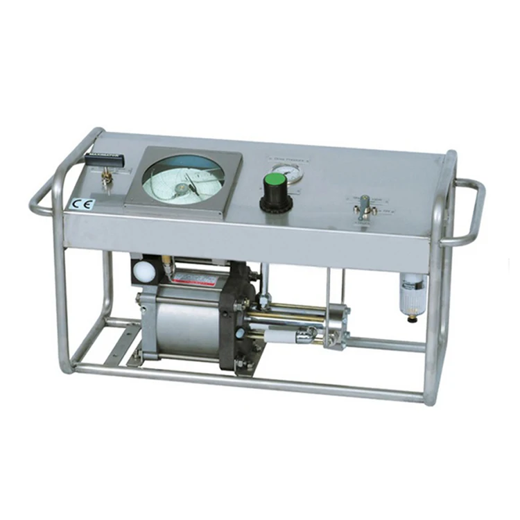 15000 PSI Hydrostatic Pressure Test Pump with Pressure Chart Recorder