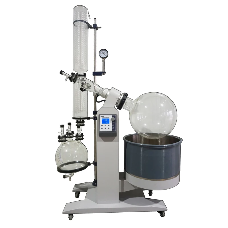 50l rotary evaporator with -30C chiller industrial alcohol distillation equipment