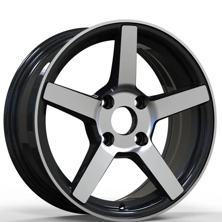 2020 Popular  aluminum alloy car rim 14 15 inch 4 5 holes casted car wheels