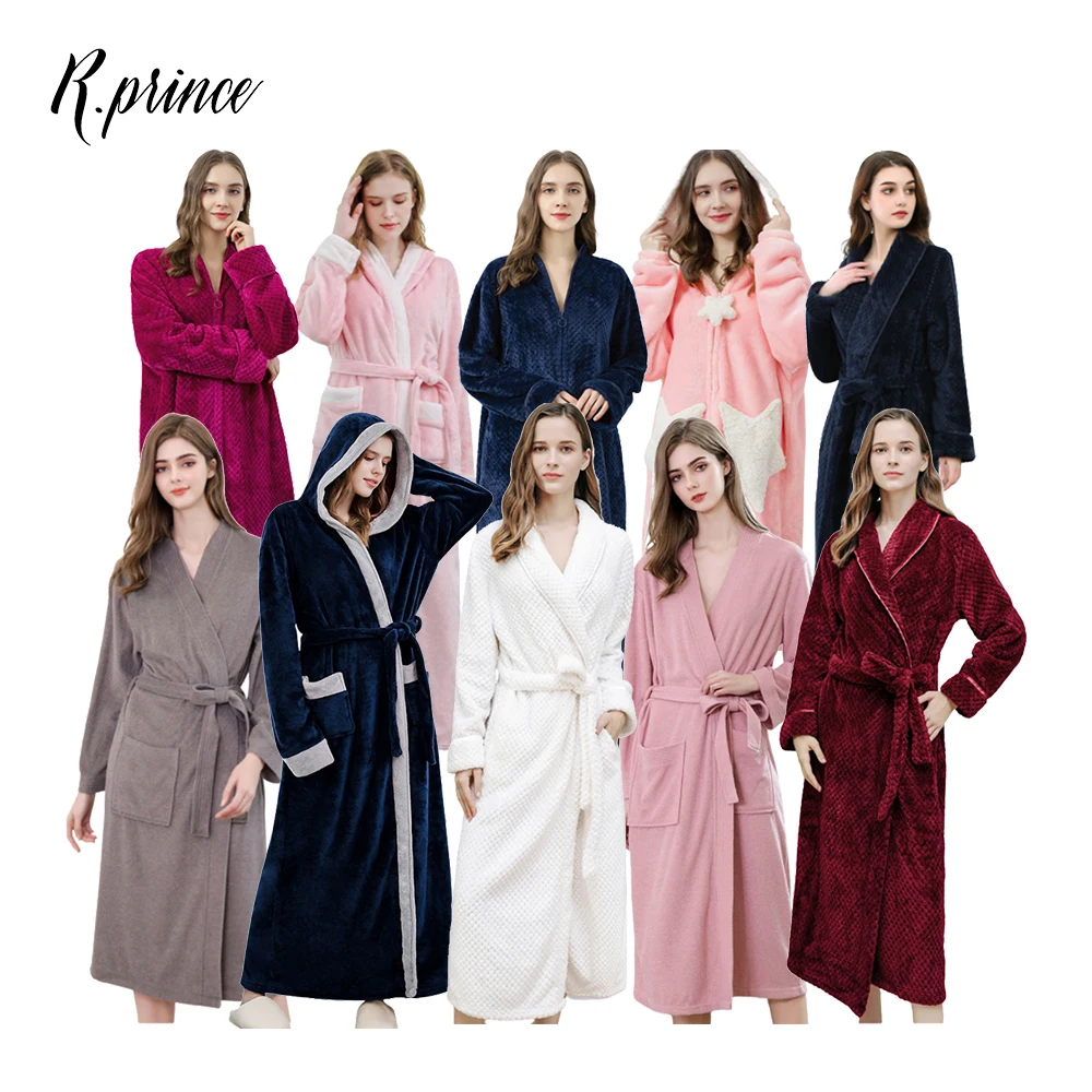 Длинный флисовый банный халат с капюшоном и карманами для мужчин и женщин