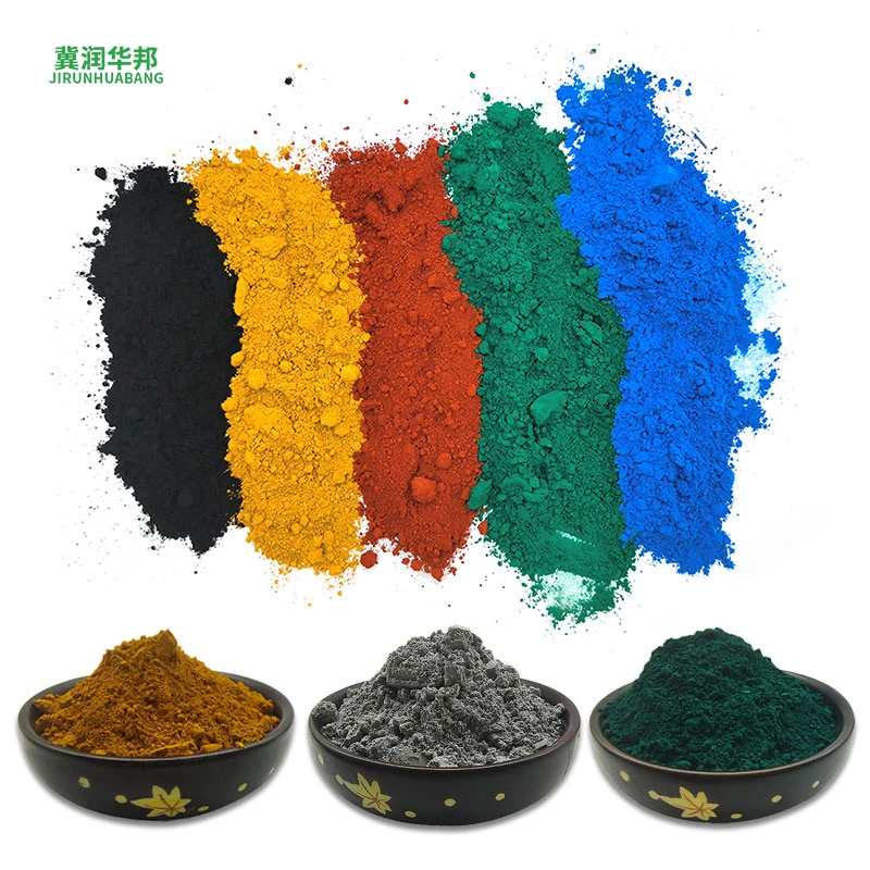 Synthetic Green Iron Oxide Red Pigment Paint Dust 25kg Bag Black Color Pigments Powder for Paints Art Coatings
