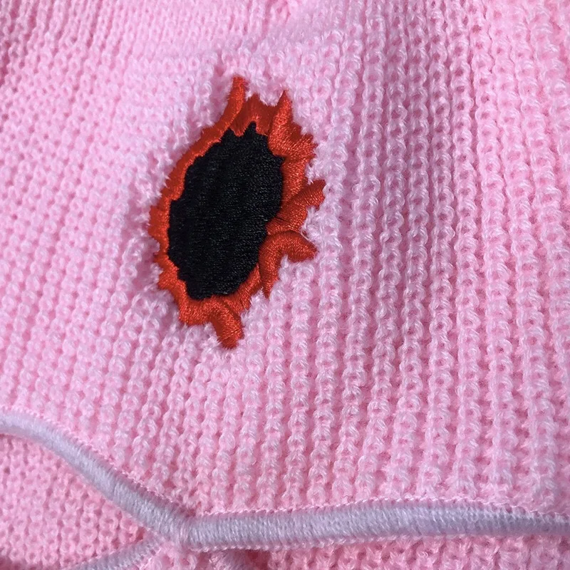 Wholesale Personalized Embroidery Full Face Cover 3 Holes CS Bandit Knitted Hats Balaclava Ski M asks