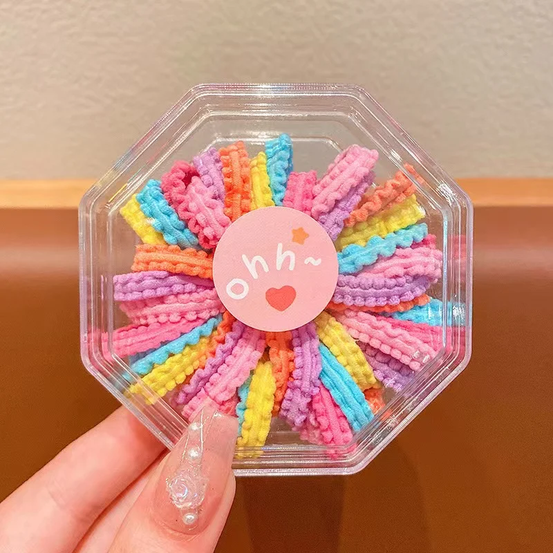 50pcs Baby Hair Ties Toddler Hair Ties for Girls Kids Elastic Hair Bands Ponytail Holder