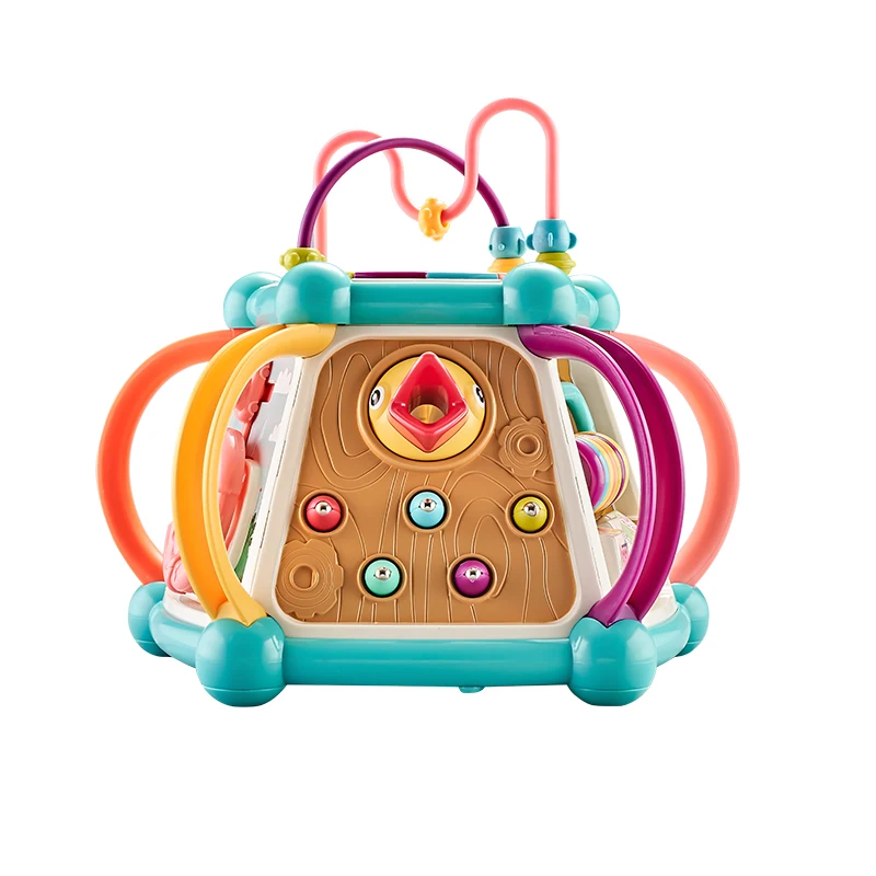 New 7 in 1 multifunction baby early educational electric activity cube kids toys for toddlers