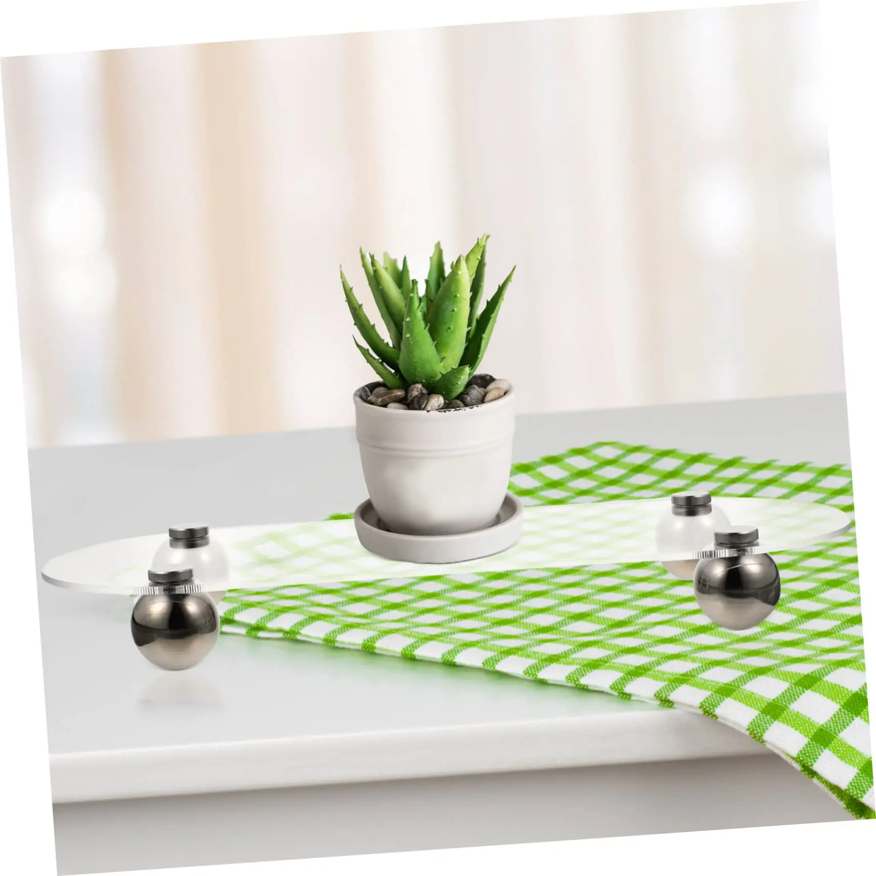 Acrylic Simple Sundries Storage Tray Acrylic Storage Plate Desktop Storage Organizer Convenient Tray