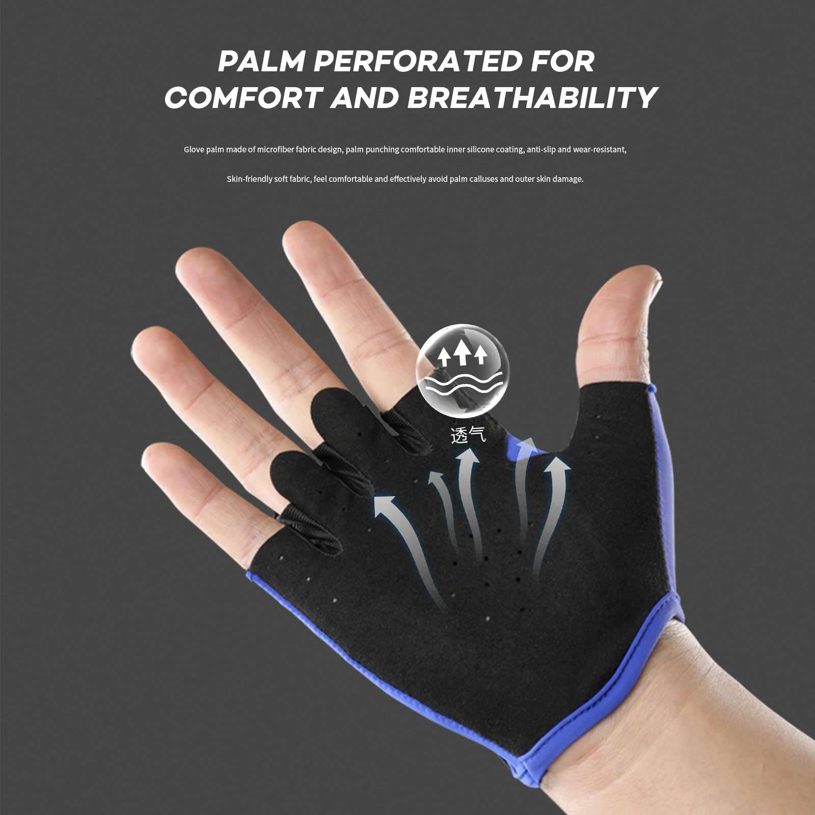 Breathable Workout Gloves for Women Men WeightLifting Gloves for Gym Cycling Training Glove with Excellent Grip and Cushion Pads
