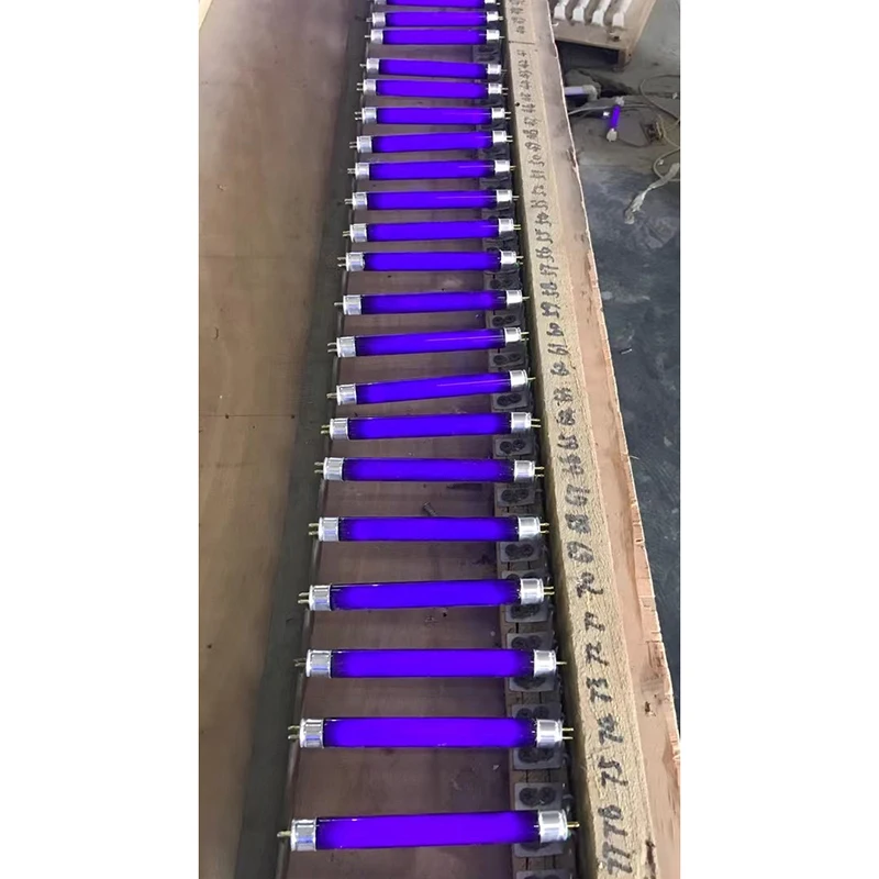 UVA BLB G5 blacklight black glass blue fluorescent lighting bulbs 4w 6w 8w T5 money check 365nm uv lamp tube