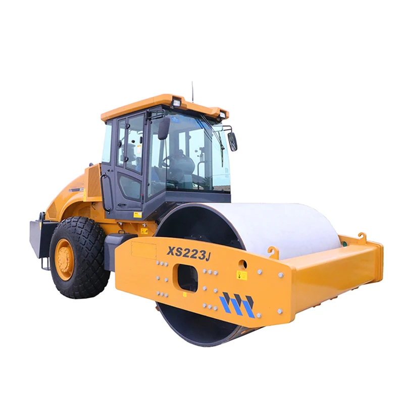 Road Construction Soil Compactors 22Ton New Single Drum Vibratory Road Roller Xs225 With High static line Loac