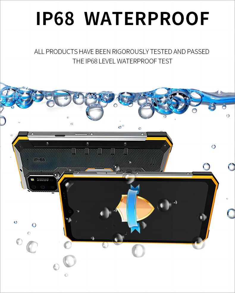 8-Core Chip 5G 8G+256G Android 11 6.3-Inch Rugged Phone Explosion-Proof Waterproof 48M Pixels NFC Fingerprint Recognition Type C