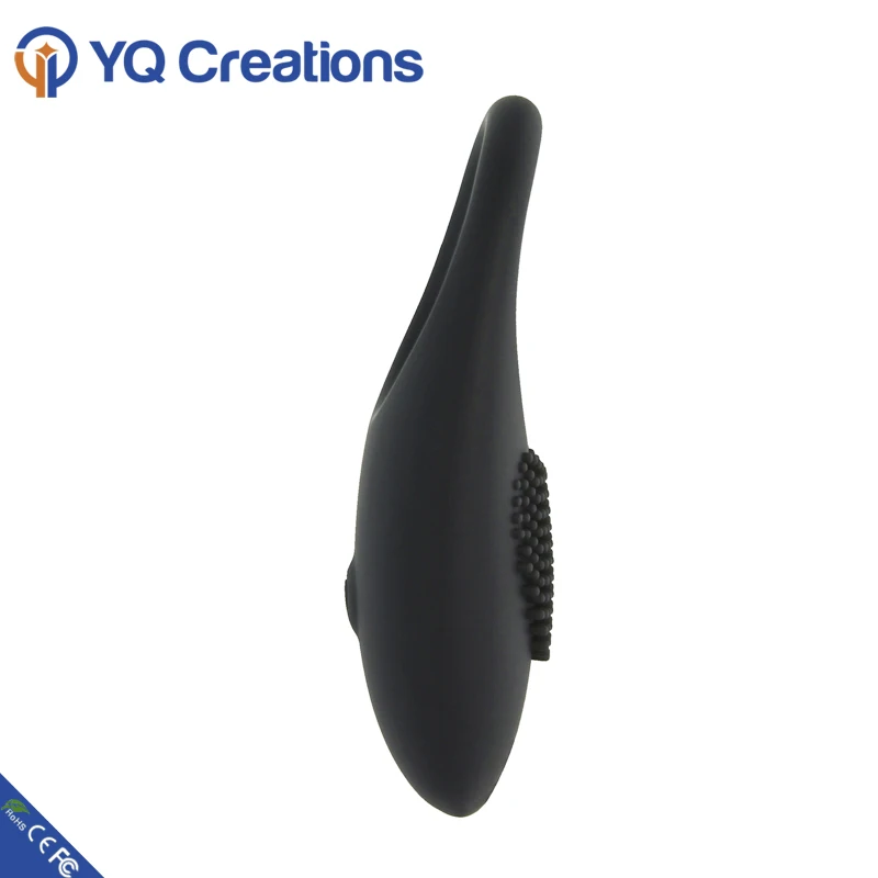 USB Rechargeable G-spot Clitoris Stimulator Ring Brush Massager Vibrating Cock