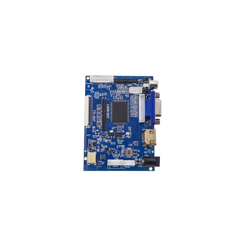 LCD Display TTL LVDS Controller Board  VGA 2AV 50PIN for AT070TN90 92 94 Support Automatically VS-TY2662-V1