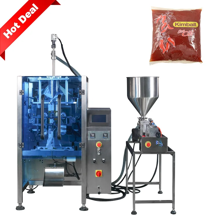 Automatic mustard oil/honey/cheese sauce pouch packing machine price