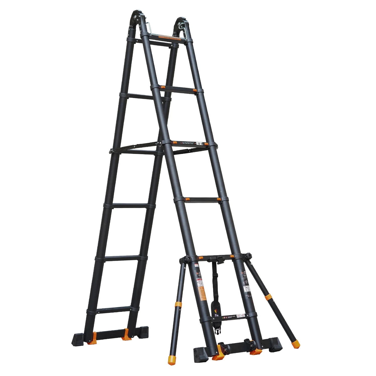 Portable Foldable Aluminium Telescopic Attic Step aluminium Extension Ladders