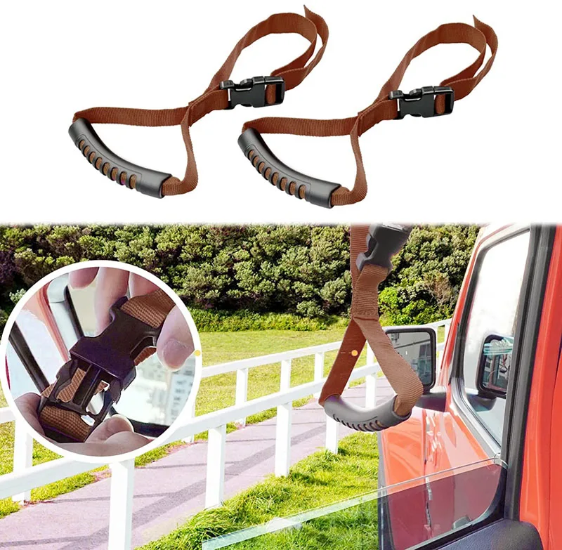 Hot Sale Automotive Adjustable Standing Aid Safety Handle Vehicle Support Grip Car Handle with Car Assist Door Handle Grip Strap